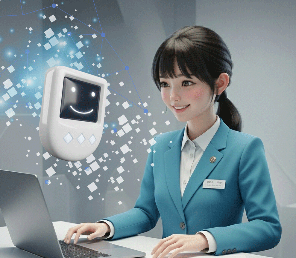 AIチャットボットCAIWA Service ViiiのUIイメージ